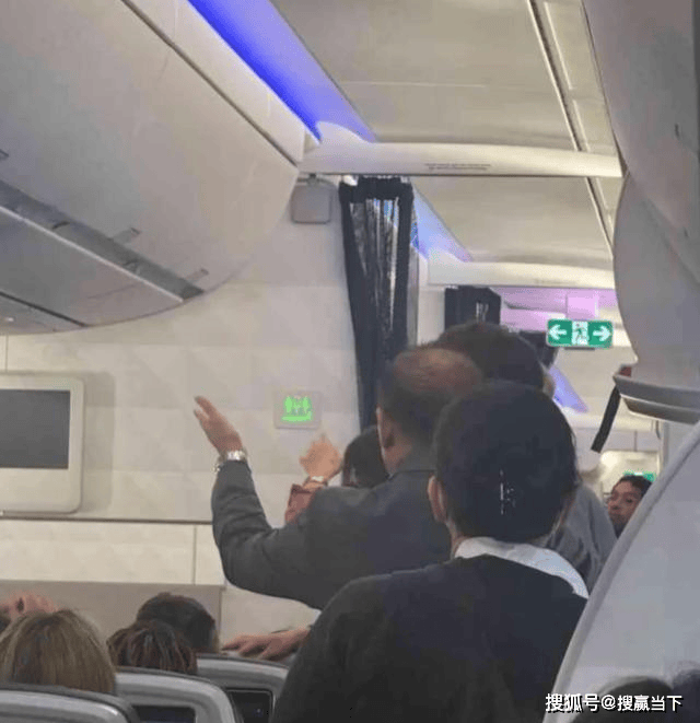 华人大爷闹机致改降 妻子怼中国服务更好
