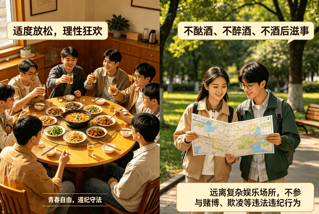 高考学子假期安全指南与祝福